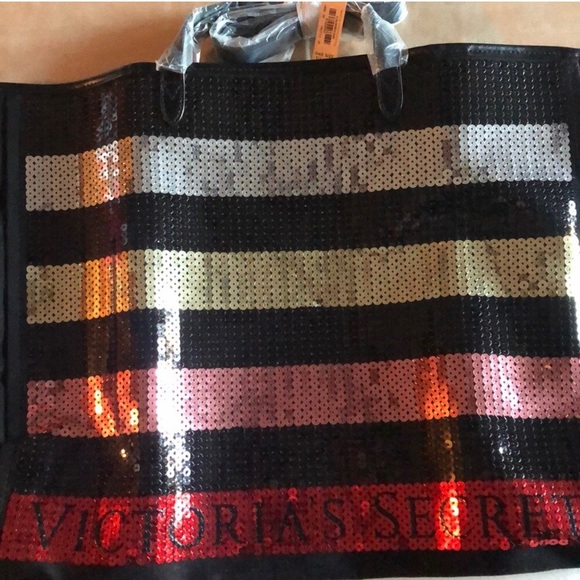 Victoria Secret sequined tote. - Picture 2 of 3